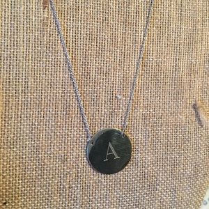 Stella & Dot Engraved Necklace